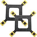 MEETOOT 2pcs CPU Fan Radiator Fastener Base Bracket Backplate CPU Heatsink Mounting Base Radiator Holder