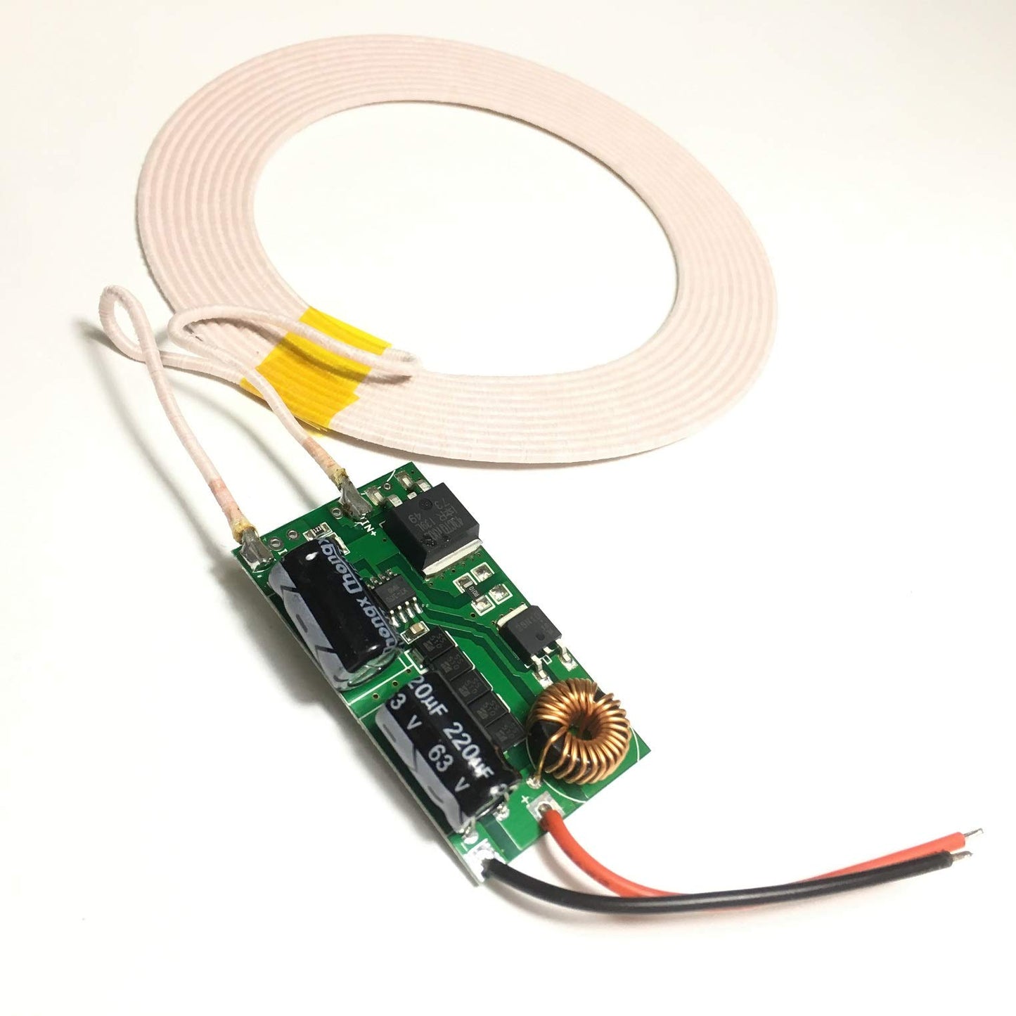 Taidacent 24-36V Input 12V 4A Output Wireless Charging Module Wireless Power Supply Module (12V4A)