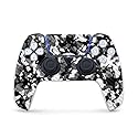 MightySkins Carbon Fiber Gaming Skin for PS5 / Playstation 5 Controller - Black Modern Camo | Durable Textured Carbon Fiber Finish | Easy to Apply