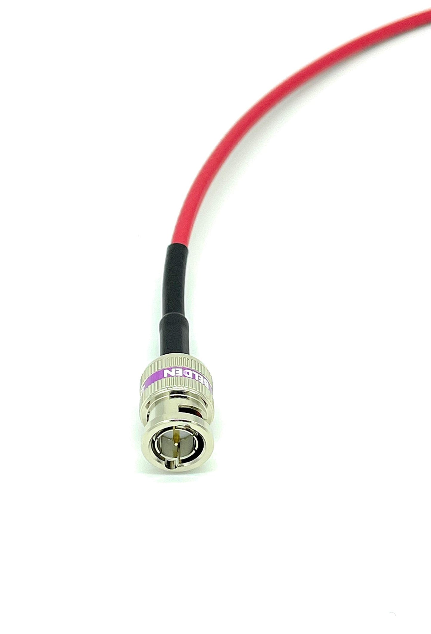 AV-Cables 12G 4K HD SDI BNC - BNC Cable 4855R Mini RG59 (3ft, Red)