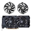 CCVA FDC10U12S9-C RX480 RX470 Cooler Fan Replace for XFX Radeon RX 480 470 470D RS Black Wolf Graphics Card Cooling Fan (2PCS)