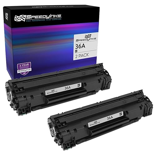 SPEEDYINKS Compatible Replacement for HP 36A Black Toner Cartridge (2-Pack) Compatible with the Following HP LaserJet P1505 M1522n MFP M1522nf MFP
