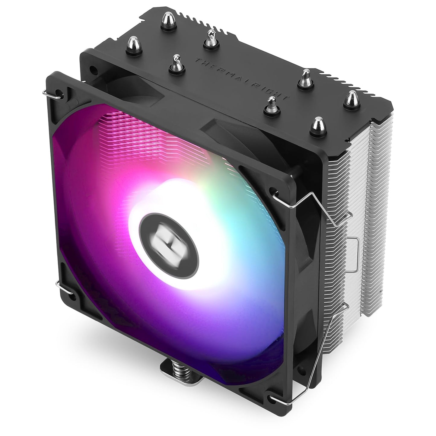 Thermalright Assassin X 120R SE V2 CPU Cooler, 4×6mm Heat Pipes, 1550RPM Speed 120mm RGB PWM Quiet Fan CPU Cooler with S-FDB Bearing, for AMD AM4