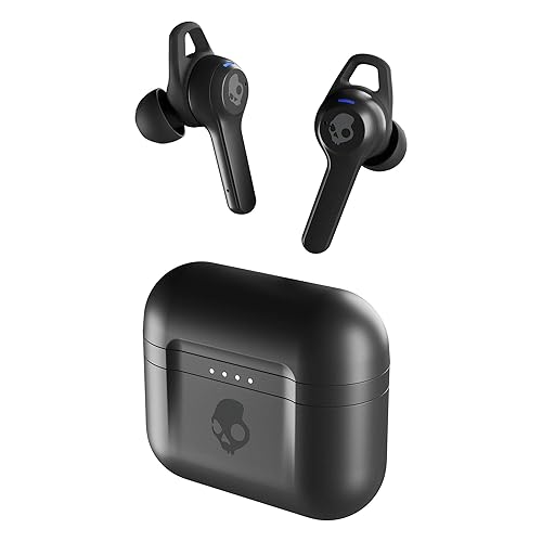 Skullcandy Indy ANC in-Ear Noise Canceling True Wireless Earbuds, 32 Hour Battery, Microphone, Works with iPhone Android and Bluetooth Devices - Black