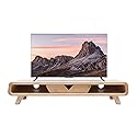FFanhia Bamboo Monitor Stand Riser Exquisite Monitor Stand with Drawer Ergonomic Height Wood Monitor Stand, No Assembly Required
