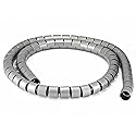 Monoprice 107029 30mm x 1.5m Spiral Wrap Bands, Gray