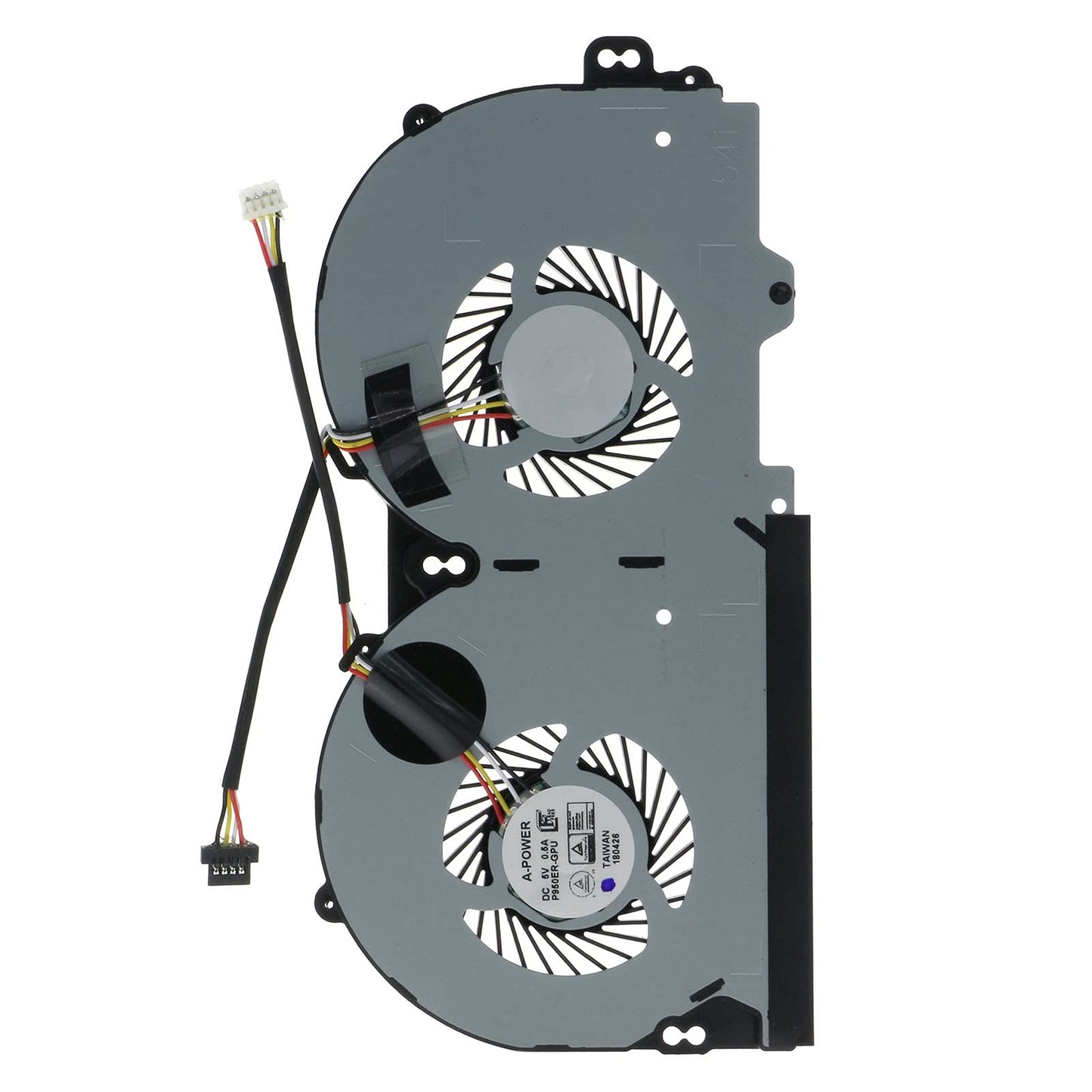 Replacement GPU Cooling Fan for Clevo P950 P950HR P950ER T97 T96E T800 BS500HS-U3D DC5V 0.50A 4-Wires
