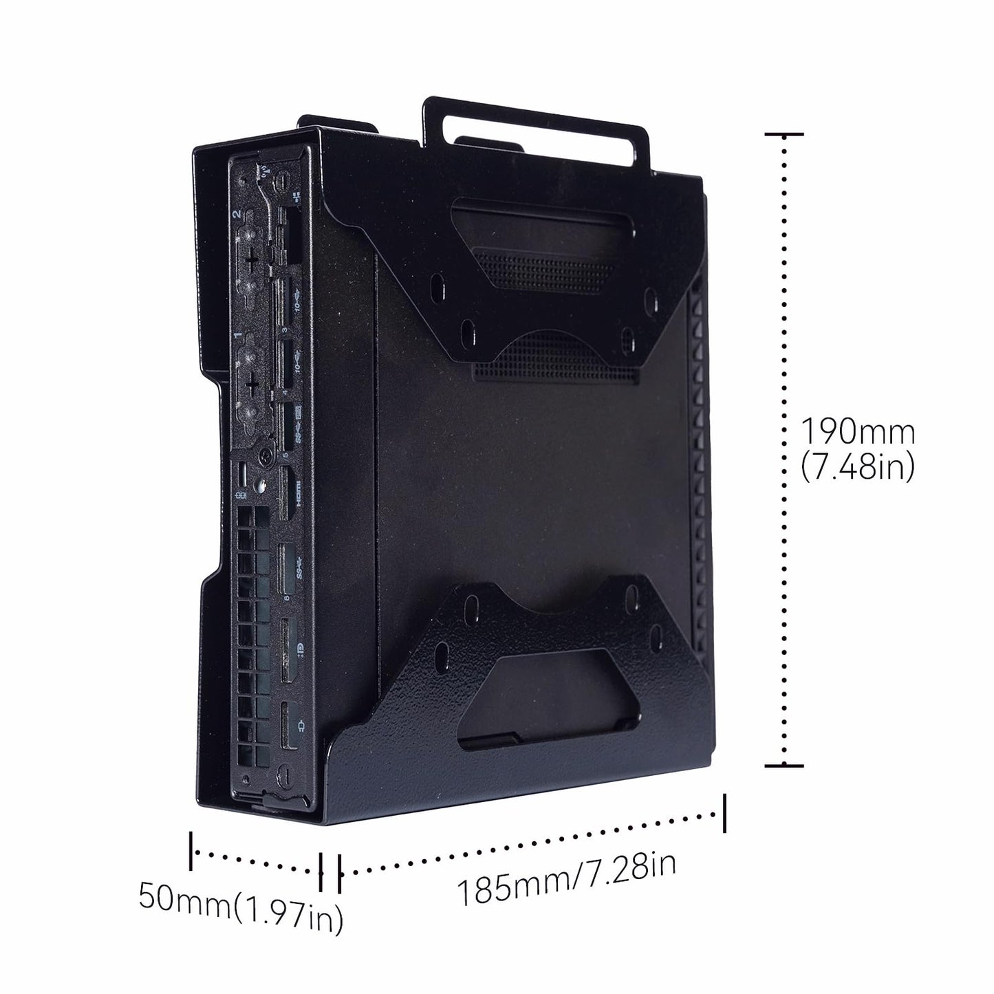 Fbyuitap Mini PC Mount Compatible with Lenovo Thinkcentre Tiny M90q Gen3, M90q Gen 2,M80q Gen3, M75q Gen2,M70q Gen 2, M70q VESA Mount Adapter Wall