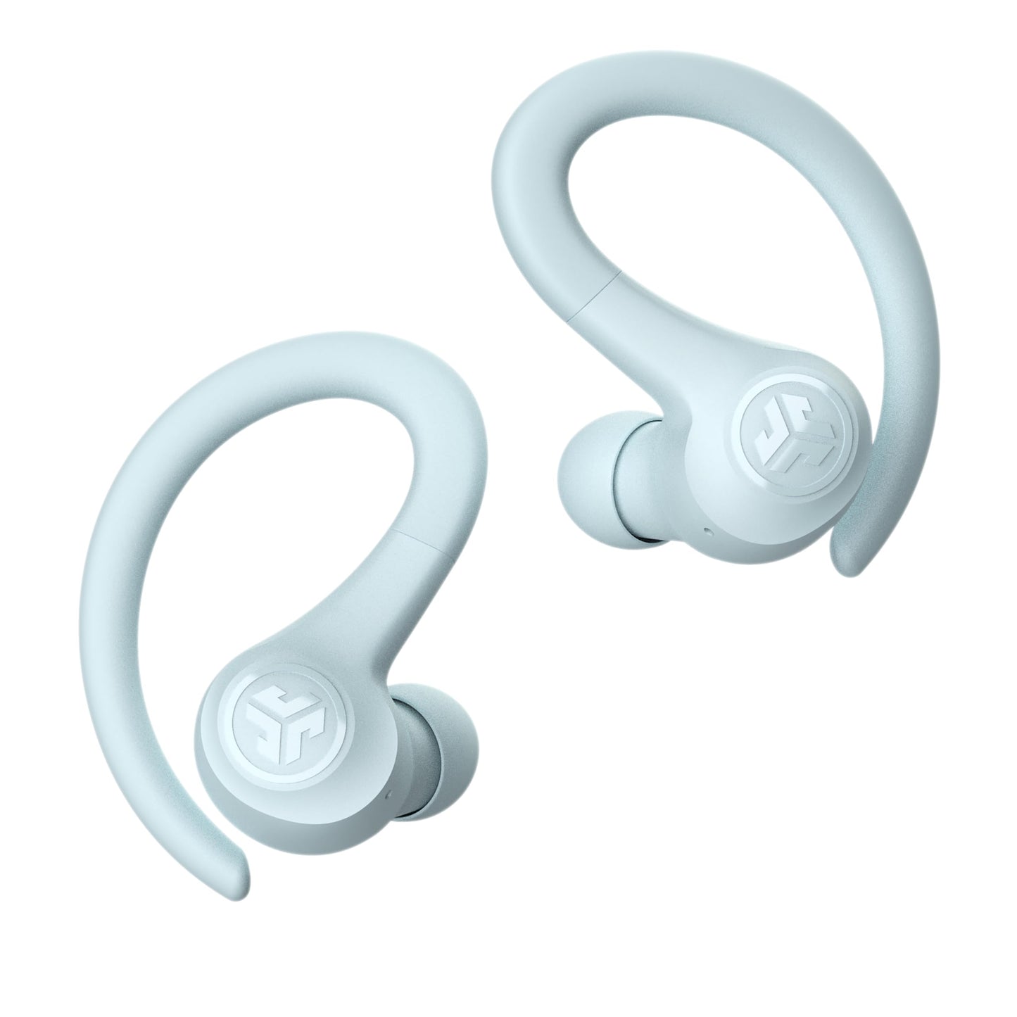 JLab, Go Sport+, True Wireless Workout Earbuds, Bluetooth Sport Earbuds, Clear Calling, Light Blue