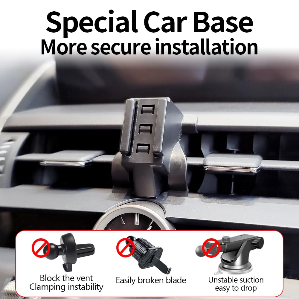 Car Magnetic Phone Mount for Lexus NX 2015 2016 2017 2018 2019 2020 2021 NX300h NX300 NX200t Auto Interior Accessories Best Cellphone Holder Fast 15W