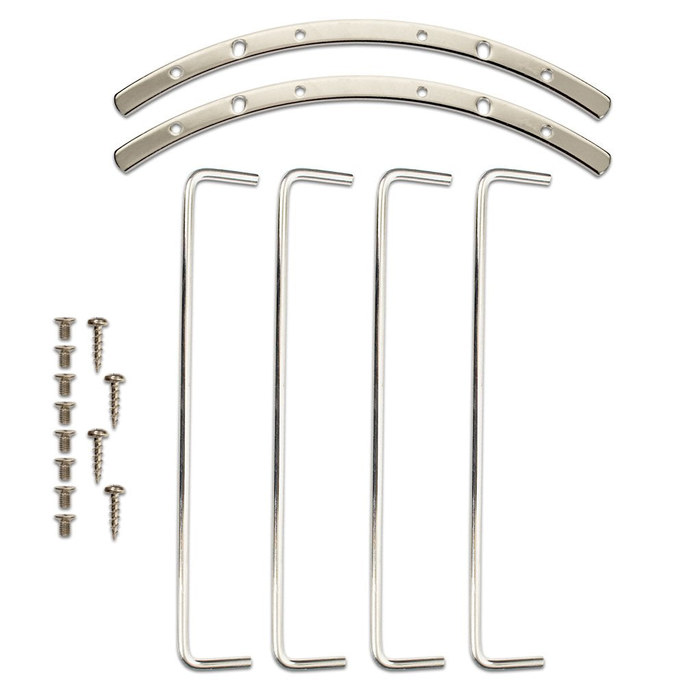 Goldwood 12" Woofer Protection Grille Chrome Steel Speaker Bar Grill Silver (BAR-12)