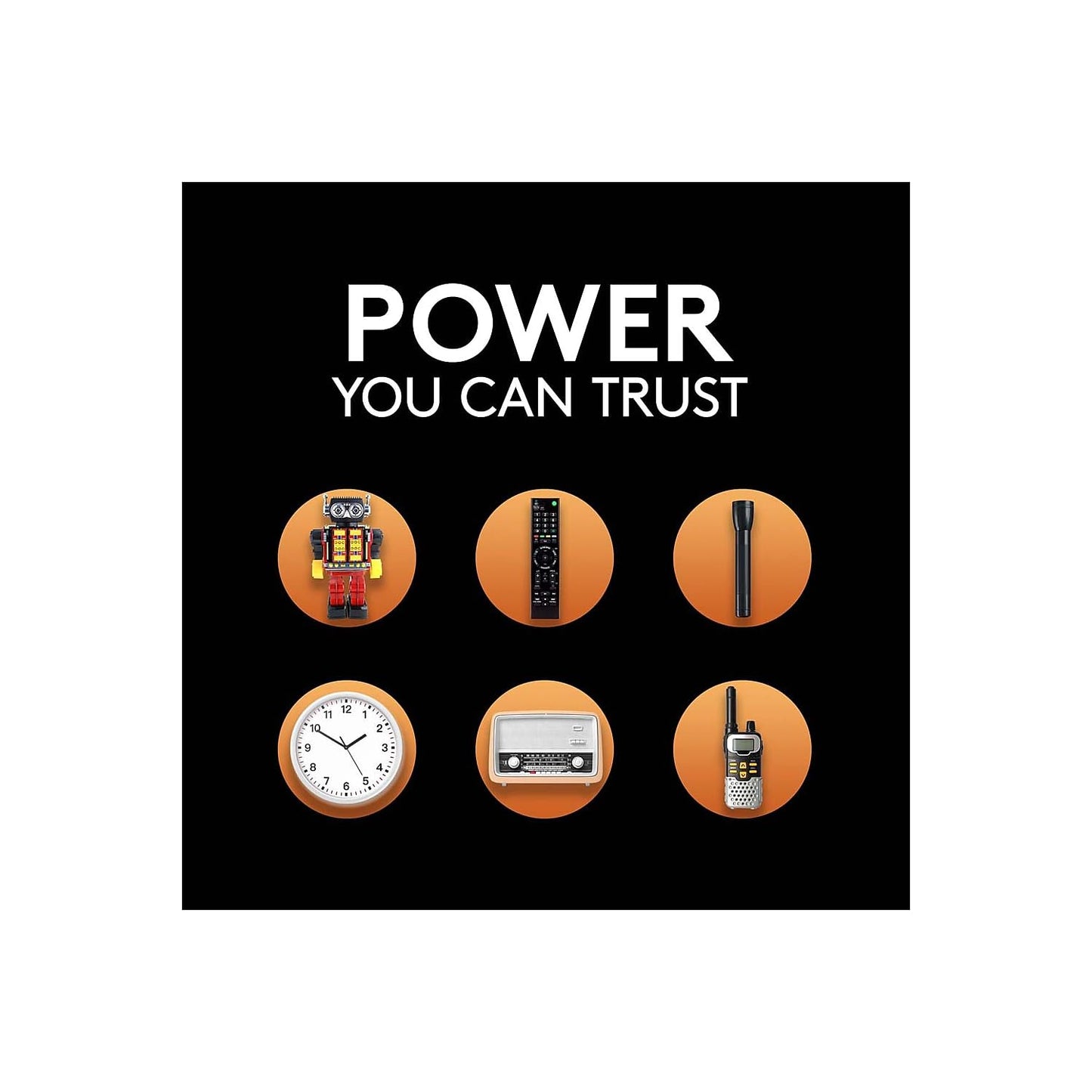 DURACELL MN1300BKD CopperTop Alkaline Batteries with Duralock Power Preserve Technology D 72/CT