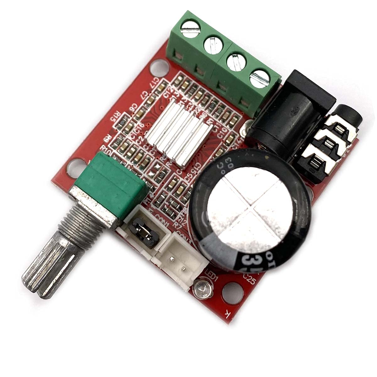 Kiro&Seeu PAM8610 Dual Channel DC 12V Pure Digital Audio Stereo Amplifier AMP PCB Board Class D 10W x 2 High Power Amplifier Module