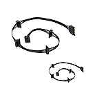 YSIUENG 2-Pack 15Pin SATA to 5 SATA Power Extension Cables Splitter for HDD/SSD - 21 Inches