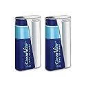 Portable Lens Cleaner Kit - Eyeglass Lens Cleaner Spray Kit with Refillable Spray + Microfiber Cloth, Compact Eye Glass Cleaners Spray, Safe for All