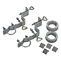 EZ 28-24 Z Style Chimney Mount with 12' Galvanized Straps - TV Antenna Mast Bracket