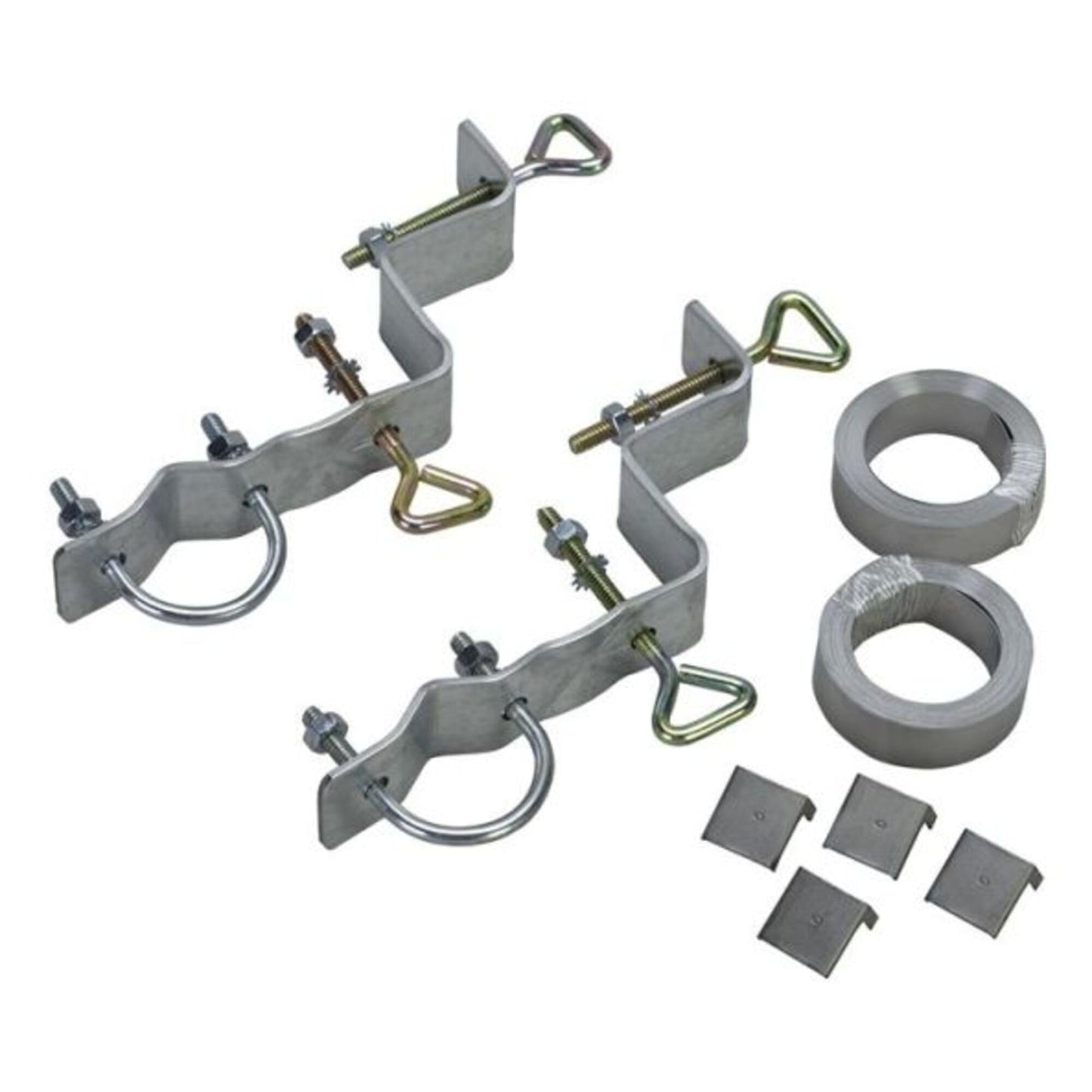 EZ 28-24 Z Style Chimney Mount with 12' Galvanized Straps - TV Antenna Mast Bracket