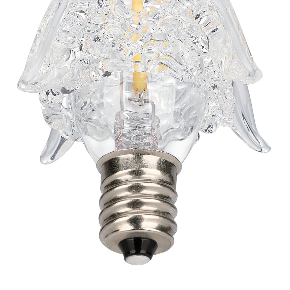 Westinghouse Lighting 53650EC4 0.6 Watt (7 Watt Equivalent) Star Dimmable Clear Filament LED Light Bulb, Candelabra Base, 4 Pack