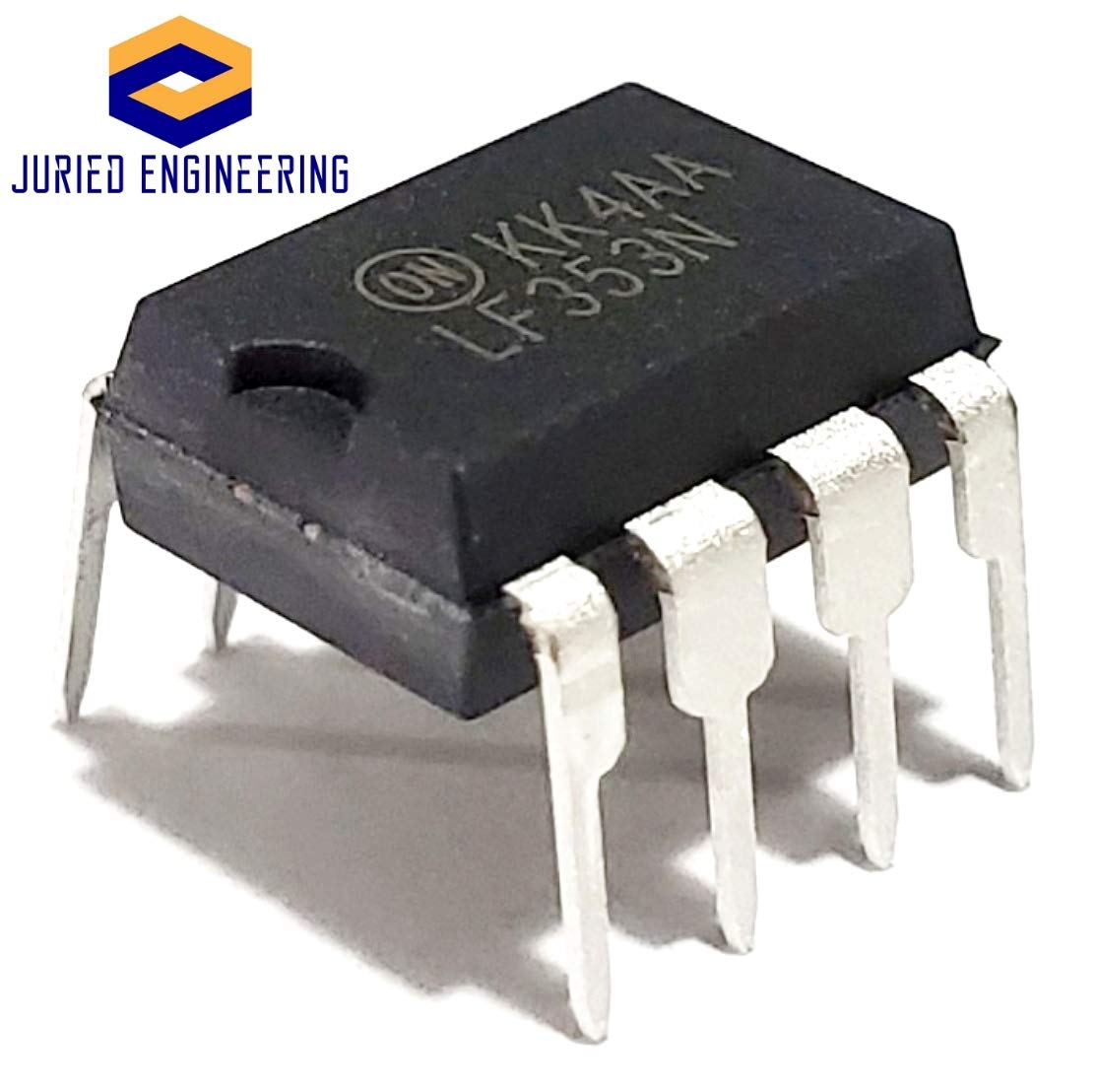 Juried Engineering LF353N LF353 2-Channel Wide Bandwidth JFET Input Operational Amplifier Op Amp Breadboard-Friendly IC DIP-8 (Pack of 5)