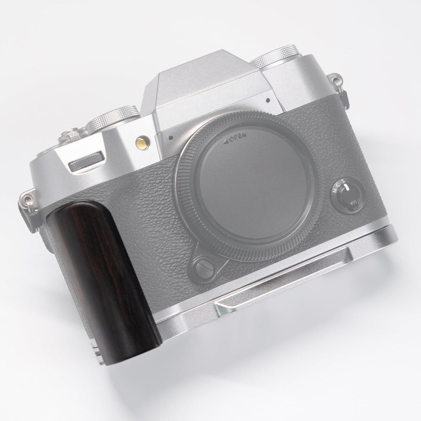 Iborrys L-Shaped Camera Handle ?Compatible with FUJIFILM X-T50 XT50 Camera ?Precious Vintage Solid Wood | Handcrafted by Experienced Artisans (African