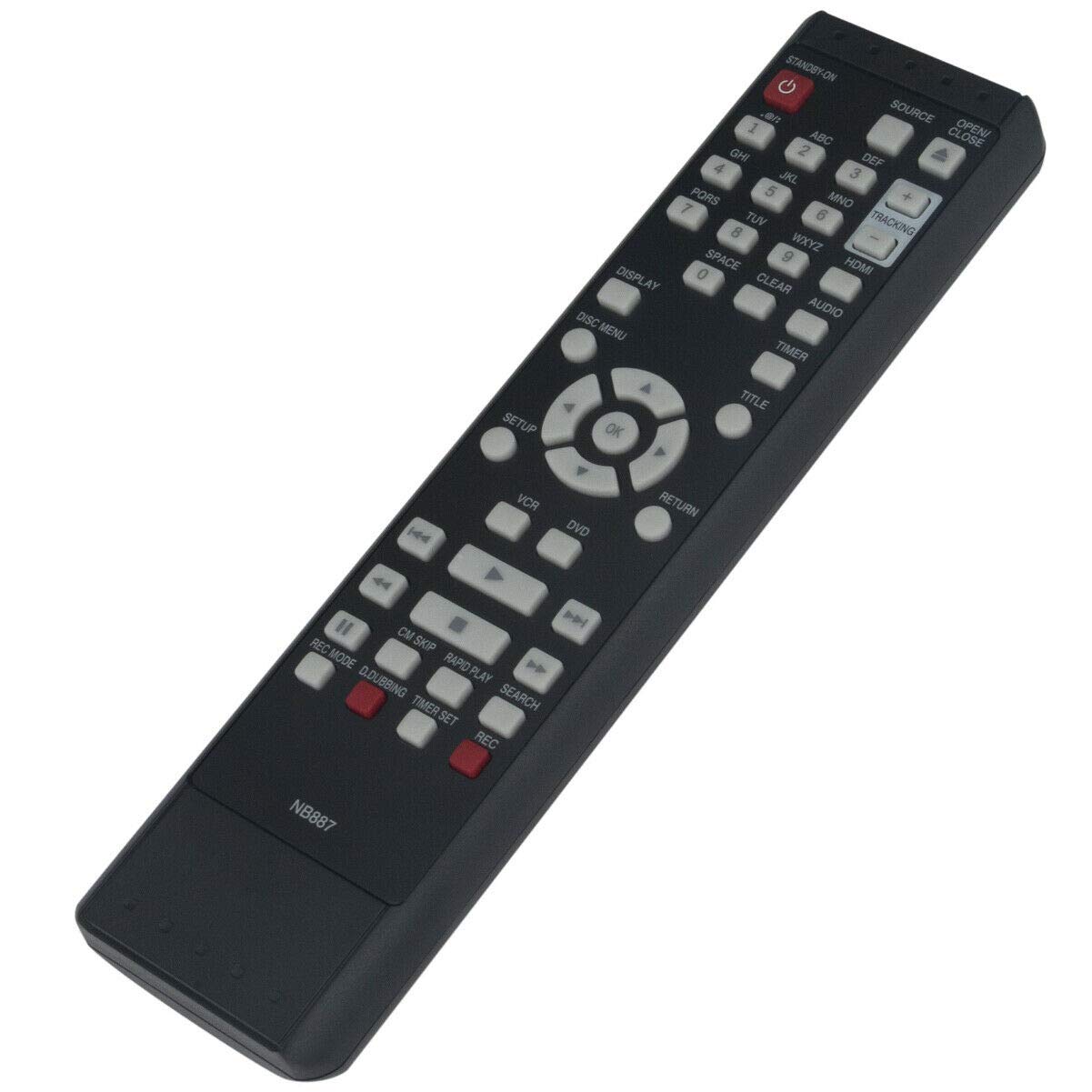 New NB887 NB887UD Remote Control for Magnavox DVD/VCR Combo ZV427MG9A ZV427MG9 RZV427MG9A RZV427MG9