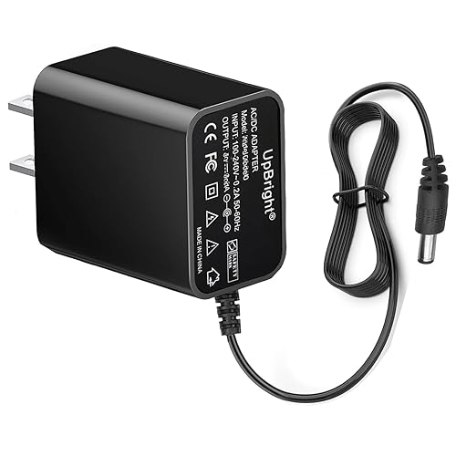 UpBright 5V AC/DC Adapter Compatible with Atari Flashback 3 4 5 Classic Game Console Flash Back 60 75 76 92 Built in Games AR2660 Retro System 5VDC…