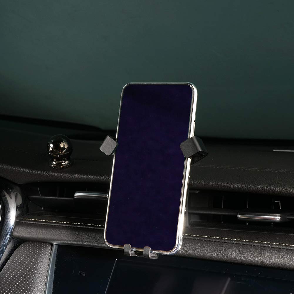 BEERTE Phone Holder fit for Toyota RAV4 2013-2018 Adjustable Air Vent, Car Dashboard Cell Phone Mount Carbon Fiber Pattern Phone Mount fit for Any