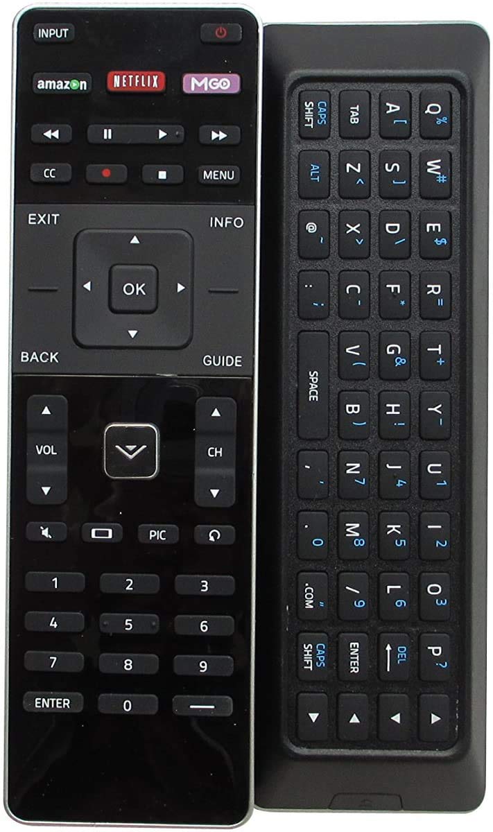 XRT500 Replacement Remote Control fit for Vizio Smart Internet LED TVs with QWERTY Keyboard