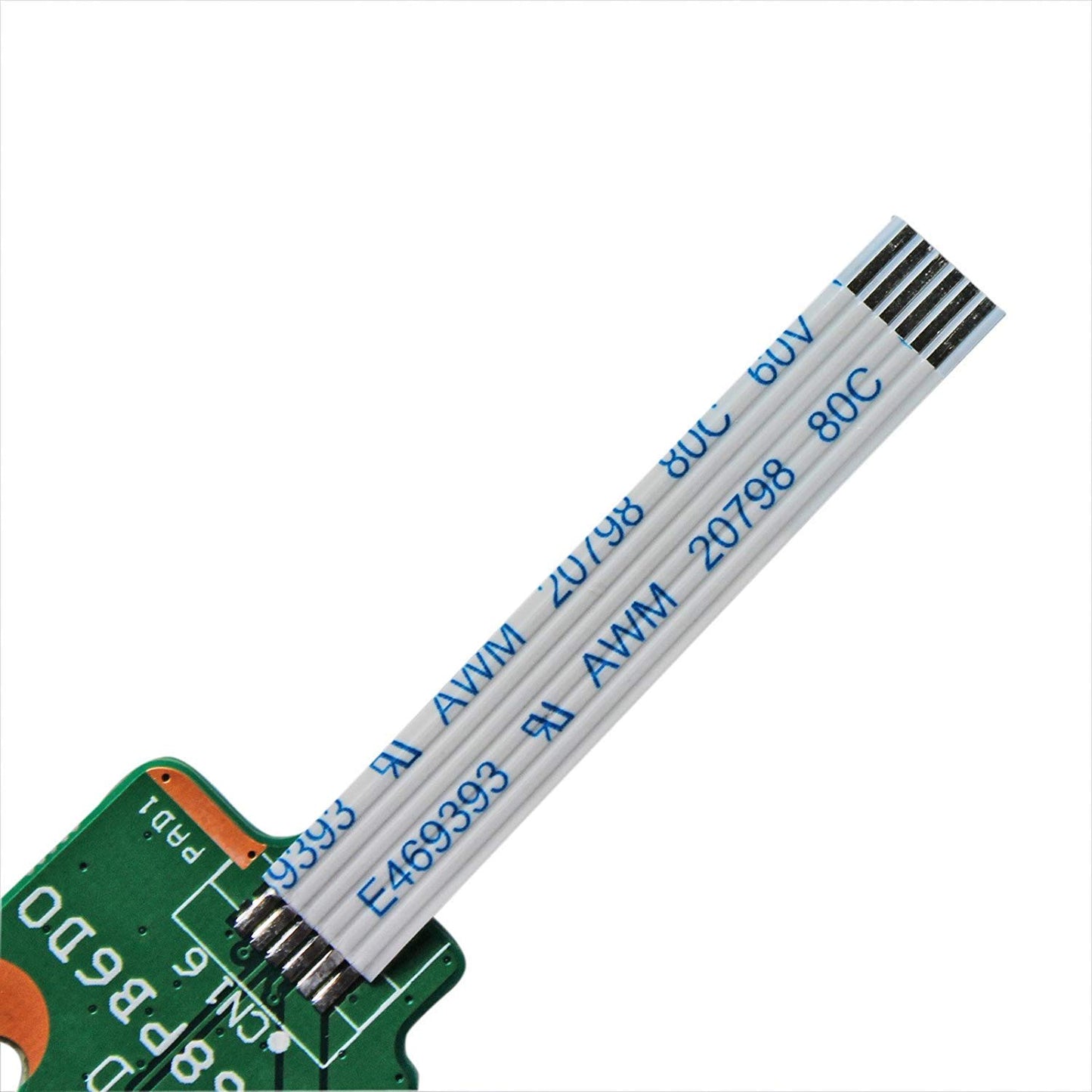 Zahara Power Switch Button Board with Ribbon Replacement for HP Pavilion 17-e116nr 17-e122nr 17-e019dx 17-e112nr 17-e079nr 17-e118nr 17-e009wm