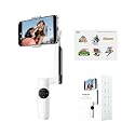 Insta360 Flow Gimbal Stabilizer for Smartphone, Official Sticker Kit - AI-Powered Gimbal, 3-Axis Stabilization, Built-in Tripod, Portable & Foldable