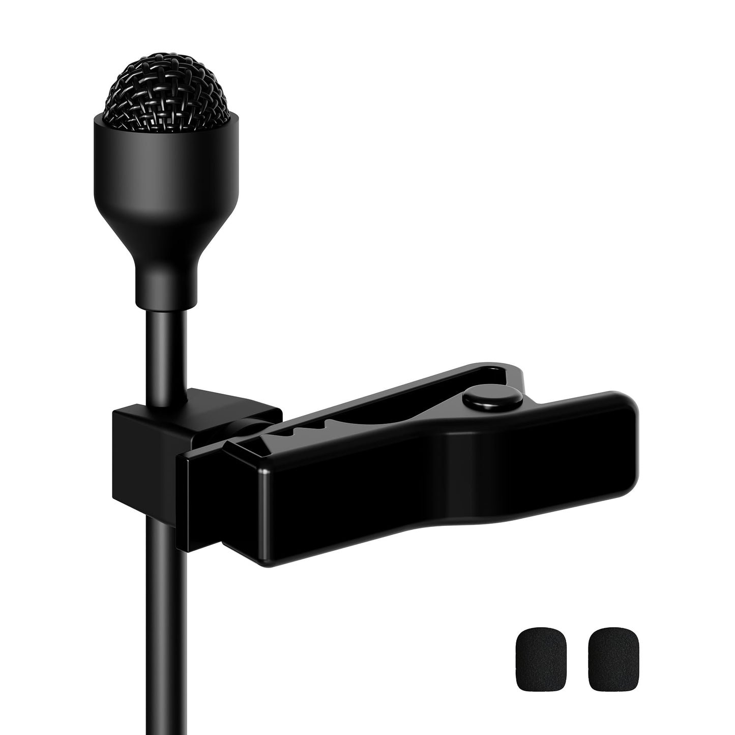 J K MIC-J 044 Lapel Microphone Lavalier Microphone Compatible with AKG Samson Wireless Transmitter - Mini XLR TA3F Plug