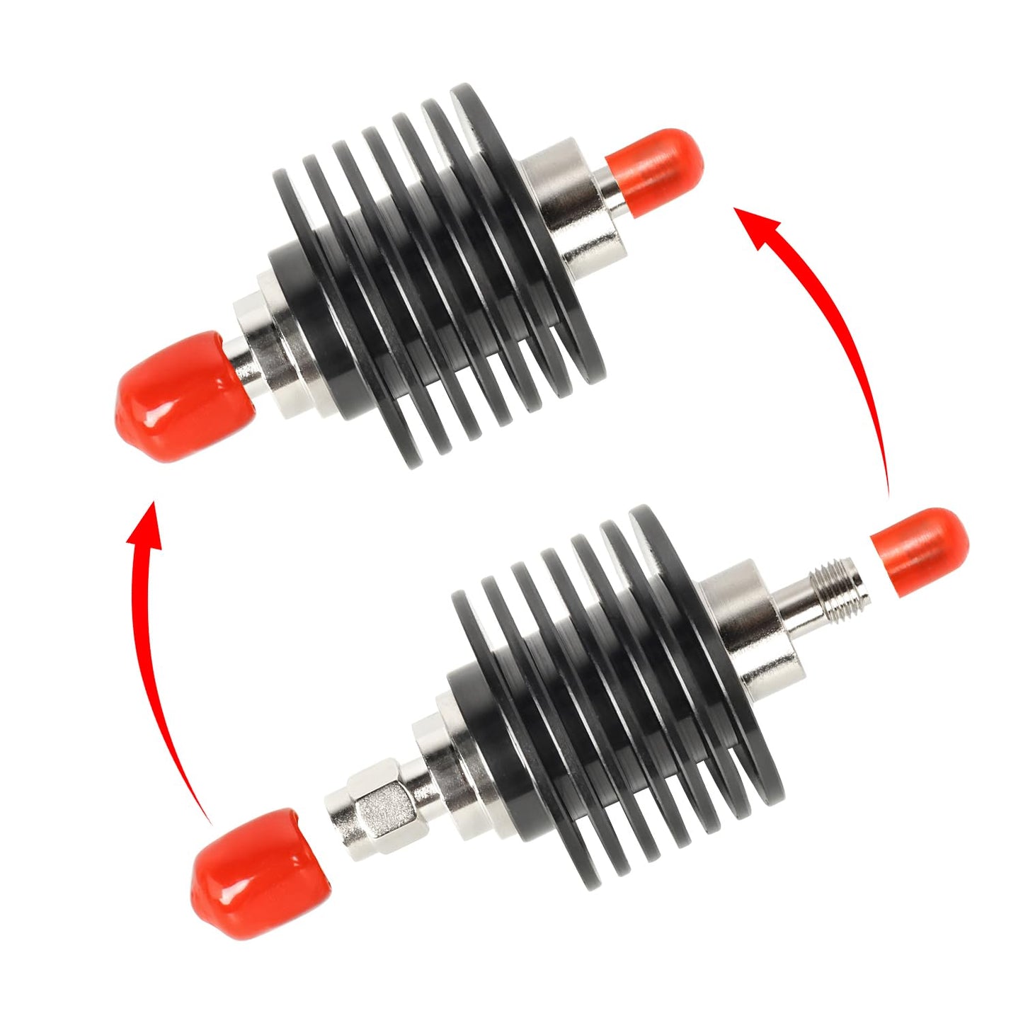 XRDS -RF SMA Male to SMA Female Coaxial RF Attenuator, 10W, 1dB Constant Attenuator