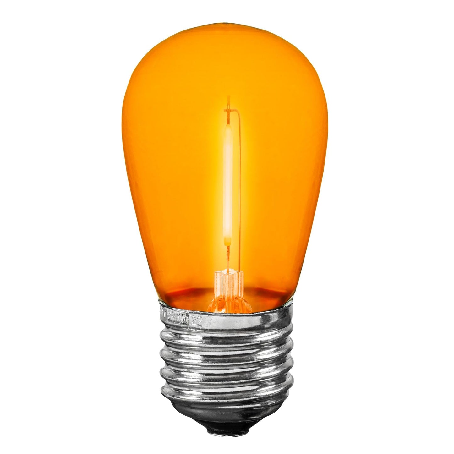 Novelty Lights Outdoor String Light Replacement Bulbs, 5 Pack S14 LED
