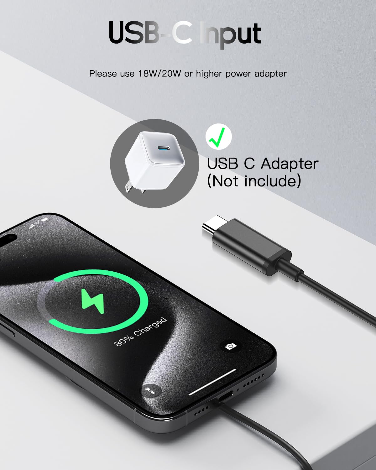 for Mag-Safe Charger, Magnetic Wireless Charger Made for iPhone 17/17 Pro/17 Pro Max/Air/16/15/14/13/12 Series, Mag Safe Charging Pad for AirPods Pro