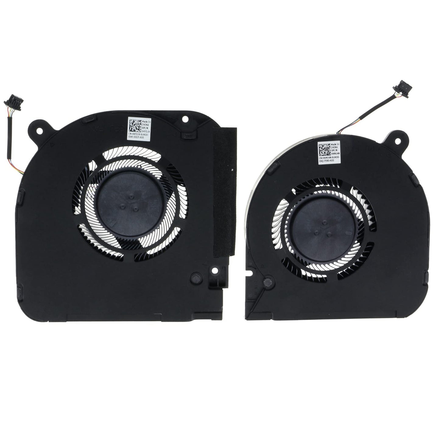 Replacement CPU+GPU Cooling Fan for Dell G7 17 7700 2020 DC 12V 0WMJ4N 0KFDJ9
