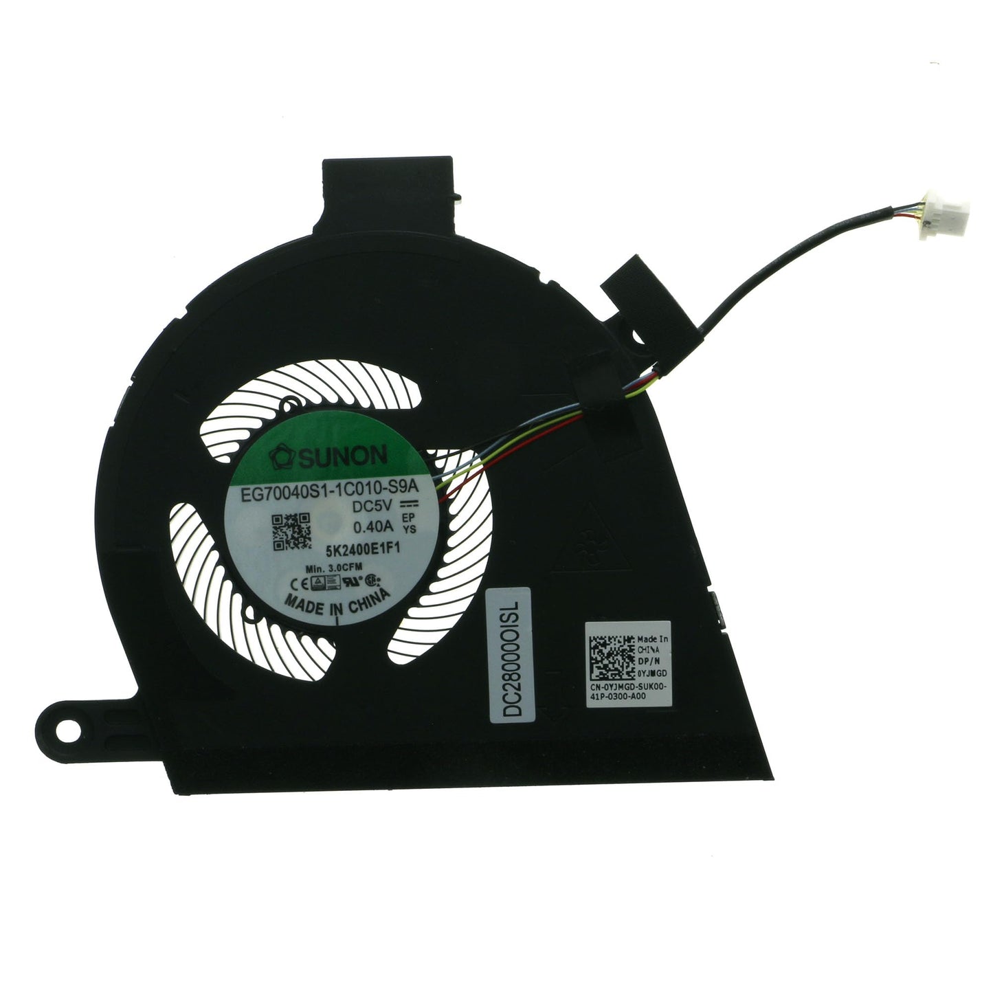 Replacement CPU Cooling Fan for Dell Latitude 9510 YJMGD 0YJMGD EG70040S1-1C010-S9A DC28000OISL