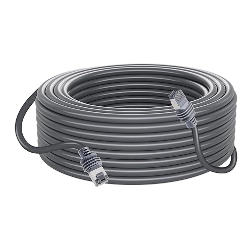 VEVOR Starlink Gen 3 Cable, 100 FT, 26 AWG Copper Core, Durable Extension Cable for Standard Generation 3, Compatible with Starlink Rectangular