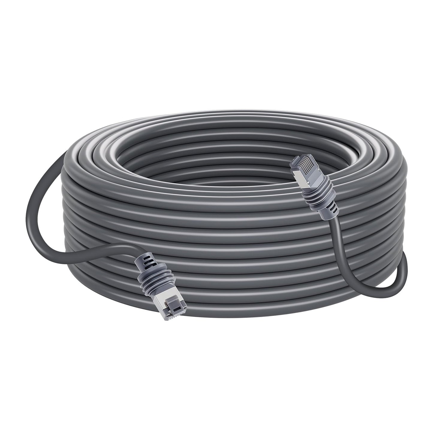 VEVOR Starlink Gen 3 Cable, 100 FT, 26 AWG Copper Core, Durable Extension Cable for Standard Generation 3, Compatible with Starlink Rectangular