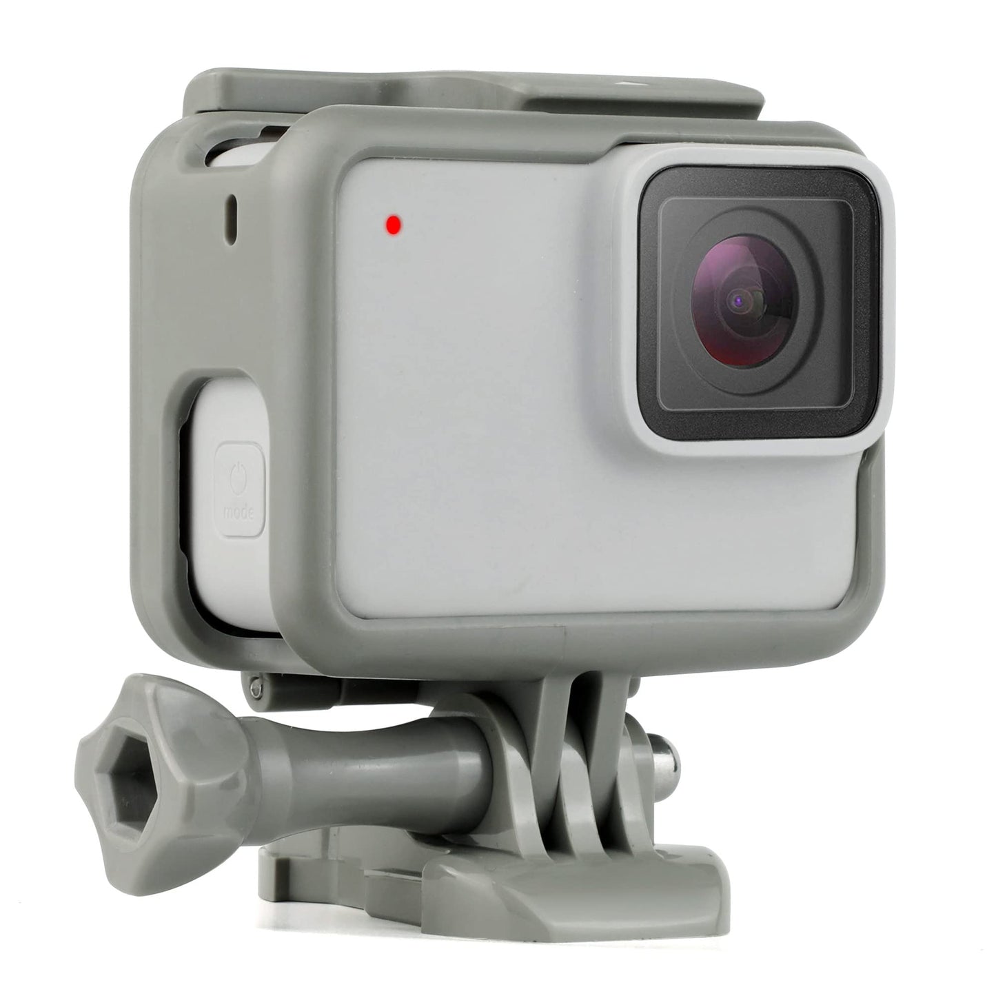 SOONSUN Frame Mount Housing Case for GoPro Hero 5 6 7 Black White Silver Hero 2018 Cameras Protective Housing with Buckle and Screw, All Slots Fully