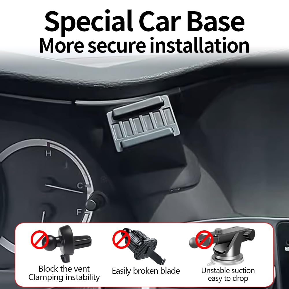 LUNQIN Car Magnetic Phone Mount for Honda Accord 2013 2014 2015 2016 2017 Auto Interior Accessories Best Cellphone Holder Fast 15W Wireless Charger