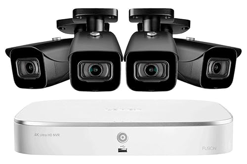 8-Channel Fusion NVR System with 4K (8MP) IP Cameras 4 / Black