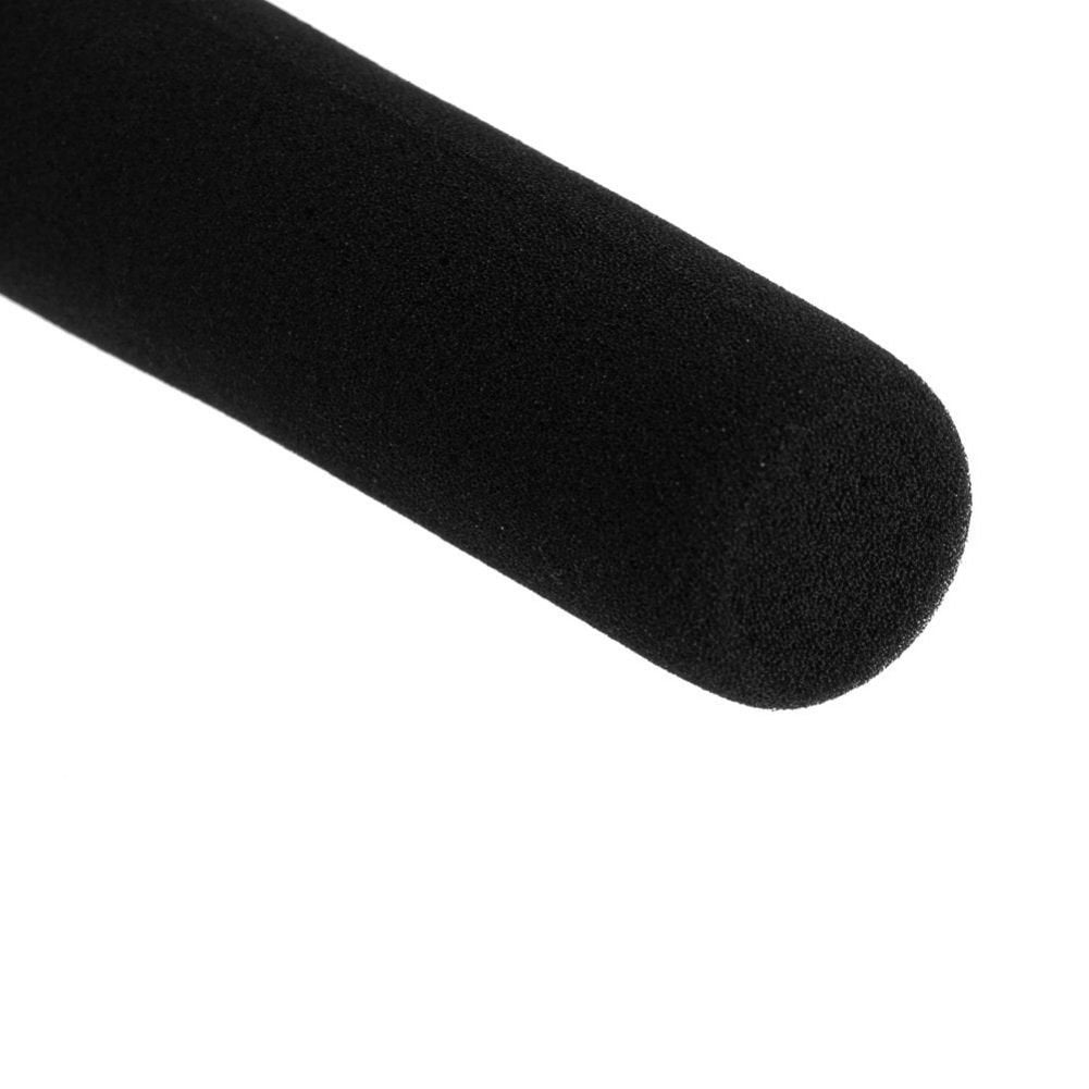 AKOAK 1pc x 12 cm Black Camera Microphone Windscreen Soft Foam Mic Cover Sponge for Shotgun Microphones for Audio-Technica, Azden, Ikegami, Panasonic