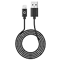 Cellet Apple Certified Lightning Cable Compatible for Apple iPhone Xs/Xs Max/Xr/X/SE/8/7/6/5 iPad/Pro/Air/Mini, iPod, Touch - 1 Meter (3.3 feet) Black