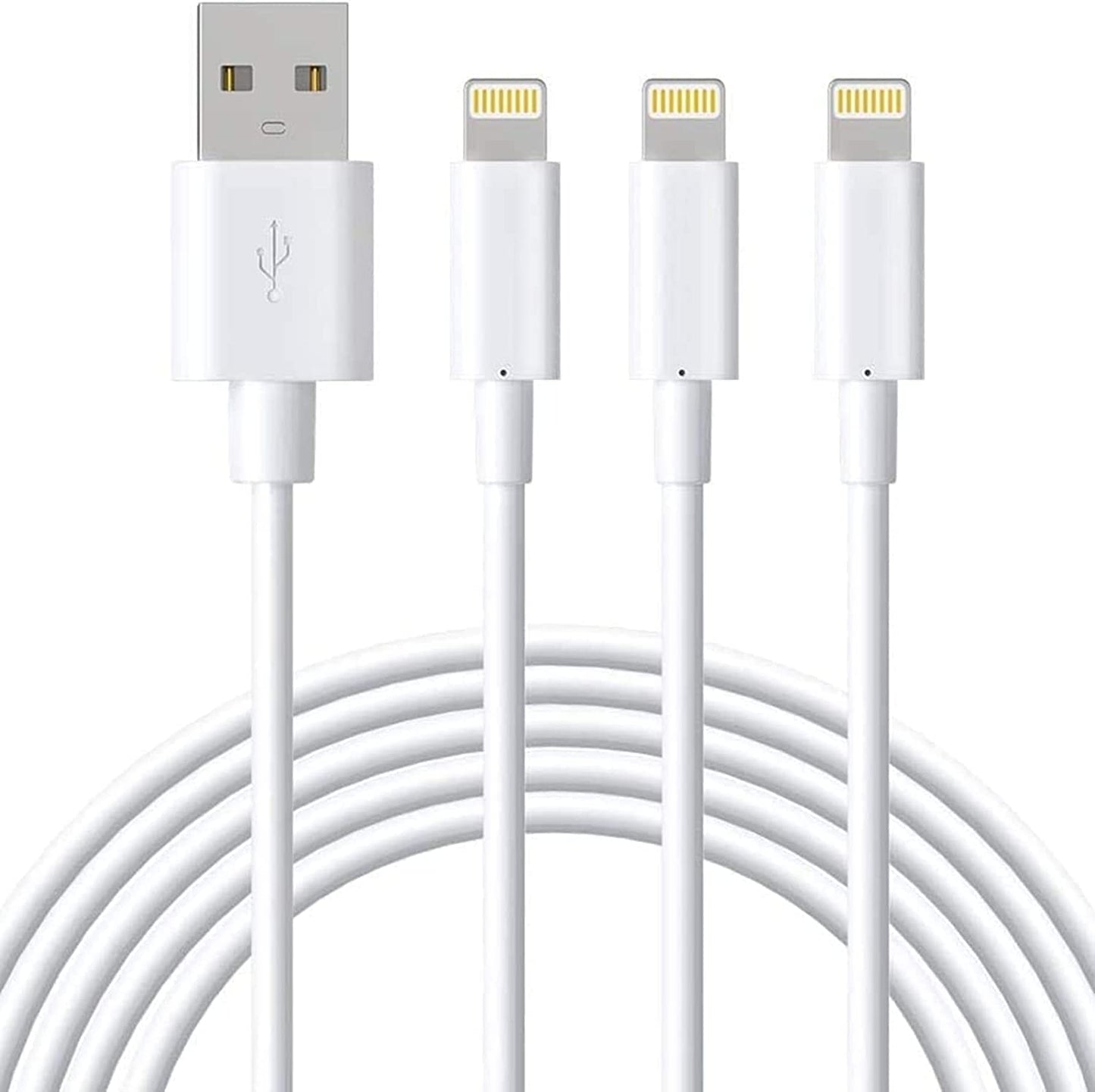 Marchpower Lightning Cable MFi Certified, 3Pack 6FT iPhone Charging Cable, USB A to Lightning Charger Cable for iPhone 14 Plus 13 Pro Max 12 11 Pro…