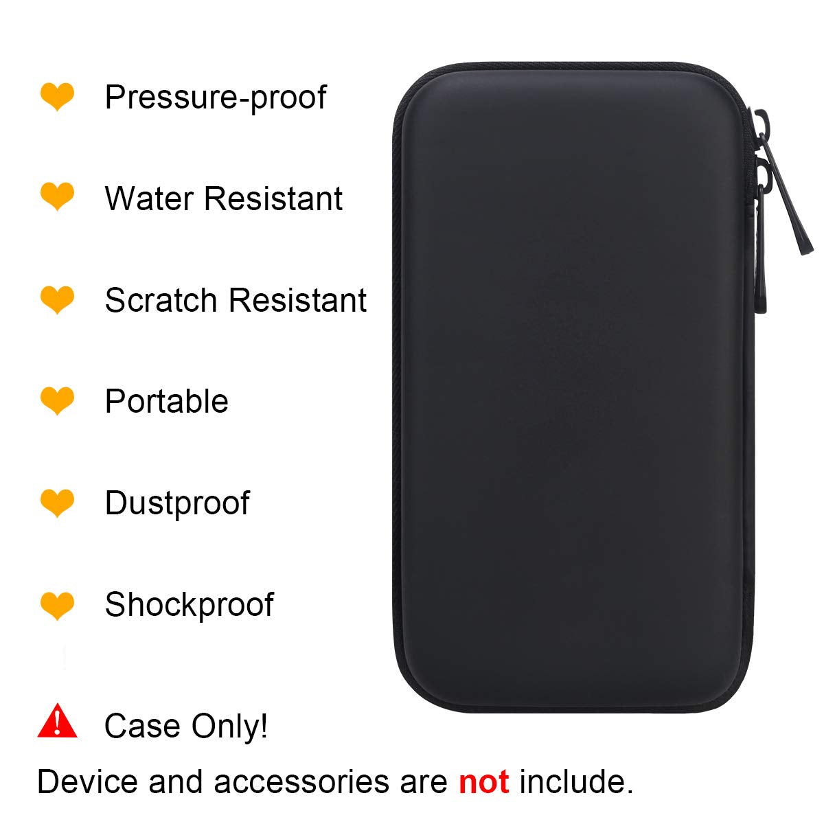 BOVKE Hard Case for Roku Voice Remote Controller, Streaming Stick+ / 4K, TV Steaming Stick 3820R/ 3821R/3941R, Extra Mesh Pocket for Adapters, Cables