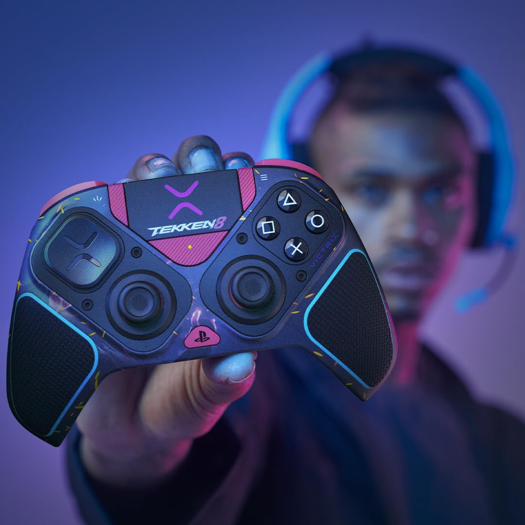 PDP Victrix Pro BFG Wireless Gaming Controller, Licensed for PlayStation, PS5/PS4/PC Gamepad, Sony 3D Audio, Modular Buttons/Triggers/Thumbstick