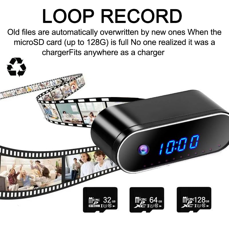 Mini Camera 1080P HD Wireless Indoor Security Camera with App Control Small Cam with Motion Detection, Night Vision, Pet Camera for Home/Office 24/7