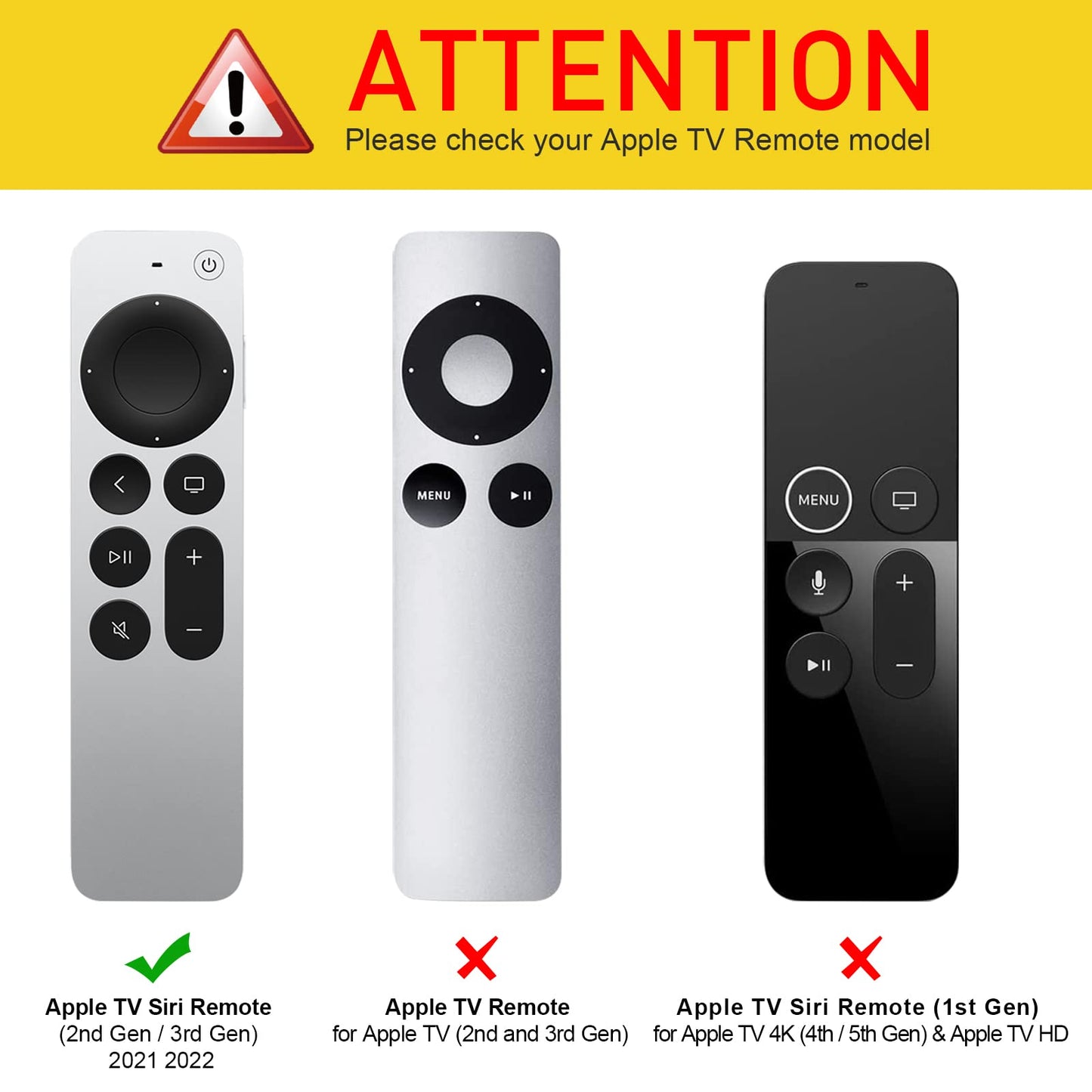 Fintie Protective Case for Apple TV Siri Remote 2021 2022 - Honey Comb Lightweight Anti Slip Shockproof Silicone Cover for Apple TV 4K / HD Siri