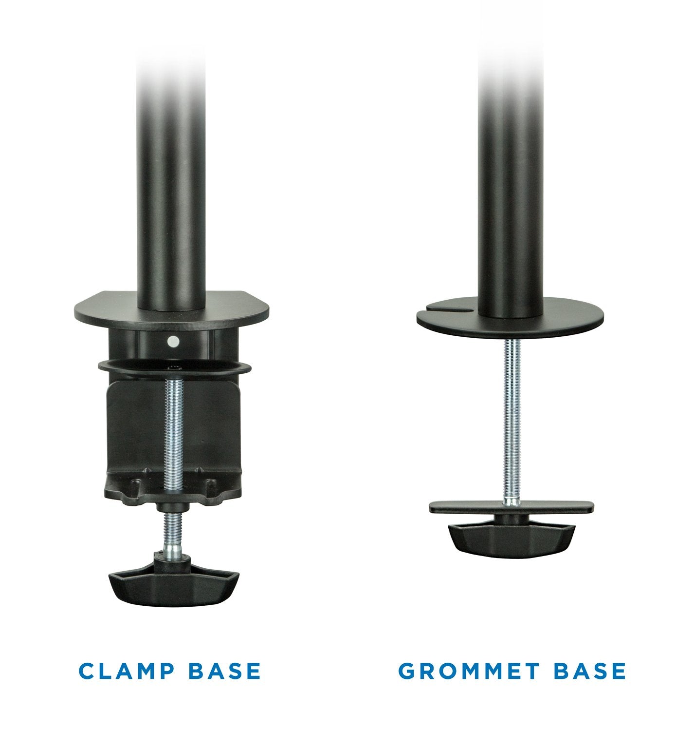 Mount-It! Dual Monitor Mount | Double Monitor Desk Stand Arm | Two Articulating Arms Fit 2 Screens 17 19 20 21 22 24 27 Inch Computer | VESA 75 100