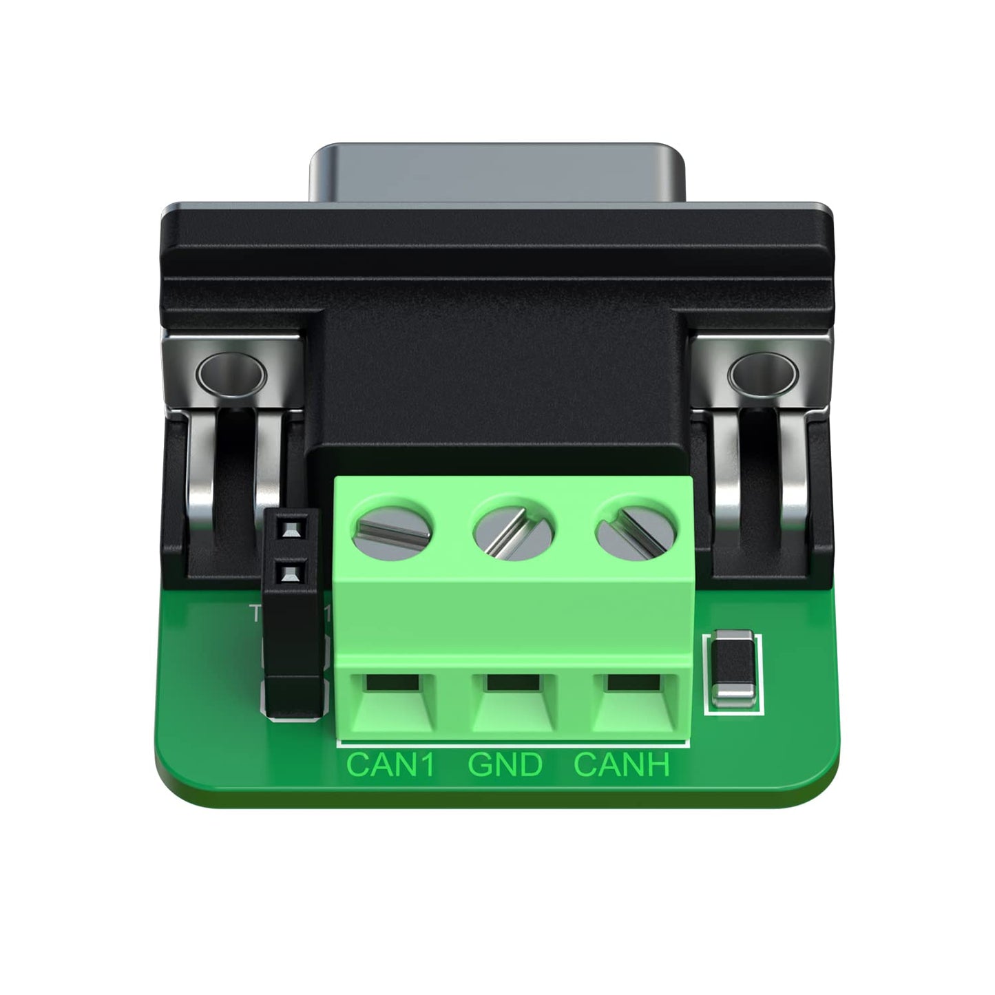 innomaker CAN DB9 120ohm Selectable Terminal, CAN DB9 Female to 3 pins Terminal (4 Pack)